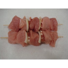 Brochettes de dinde